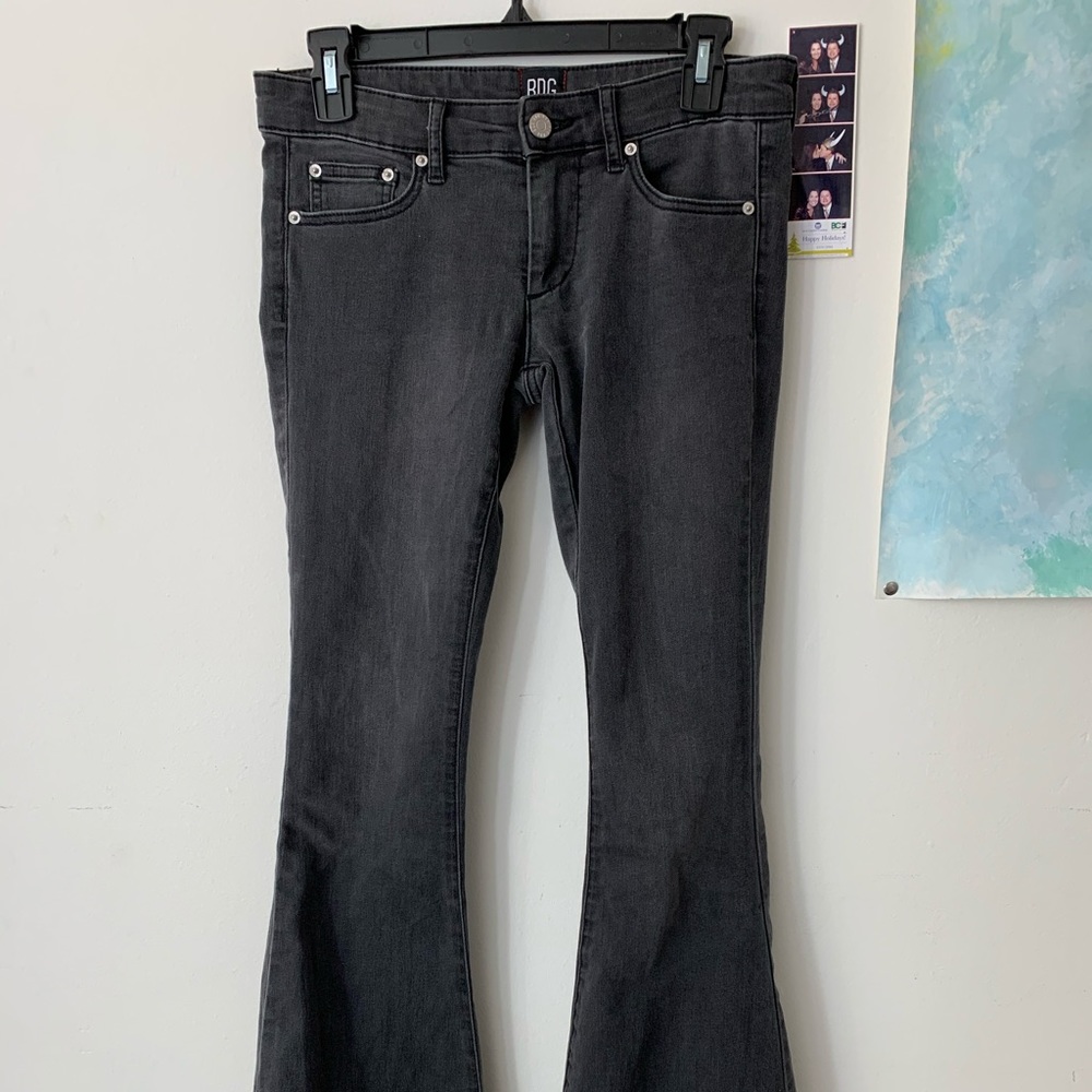 Gray wide leg pant